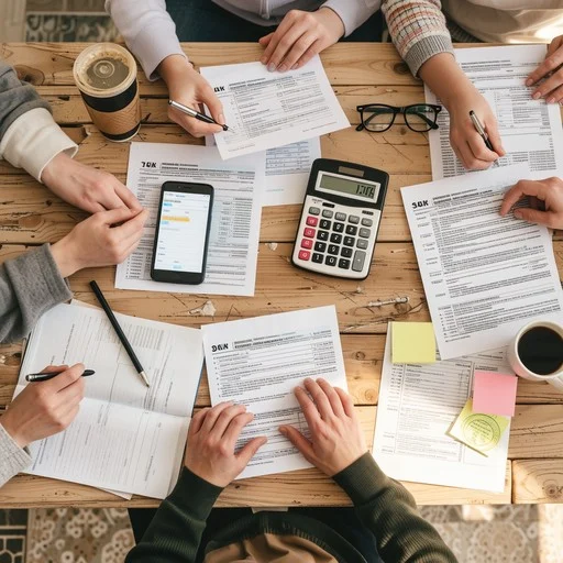 small business office team